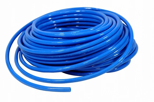 картинка Трубка полиуретановая спиральная с фитингом 10*6,5 Магазина Резинотехники являющийся официальным дистрибьютором в России 